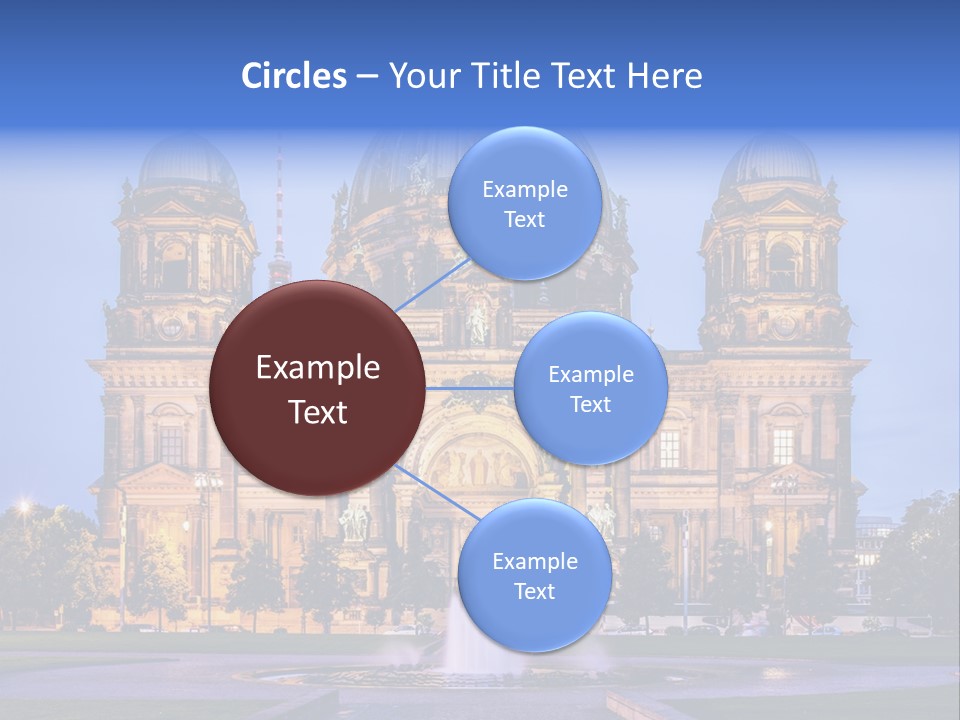 Tv Tower East Berlin Berliner Dom PowerPoint Template