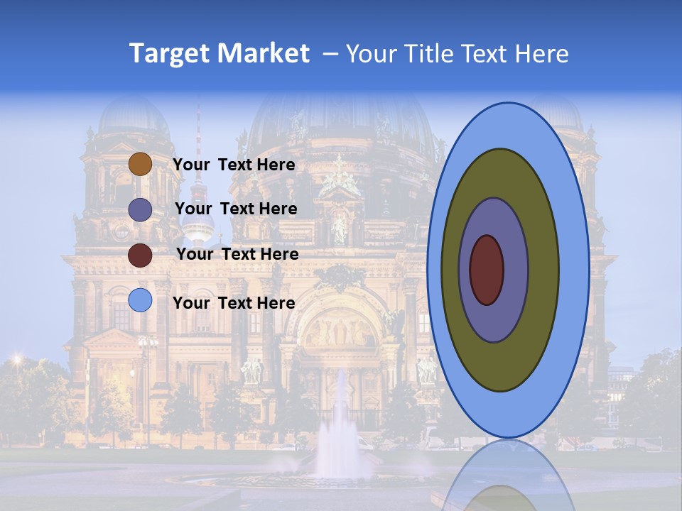 Tv Tower East Berlin Berliner Dom PowerPoint Template