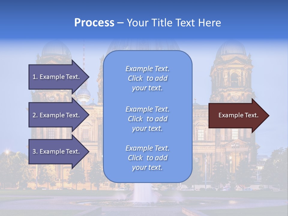 Tv Tower East Berlin Berliner Dom PowerPoint Template