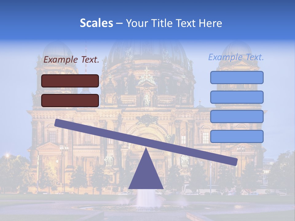 Tv Tower East Berlin Berliner Dom PowerPoint Template