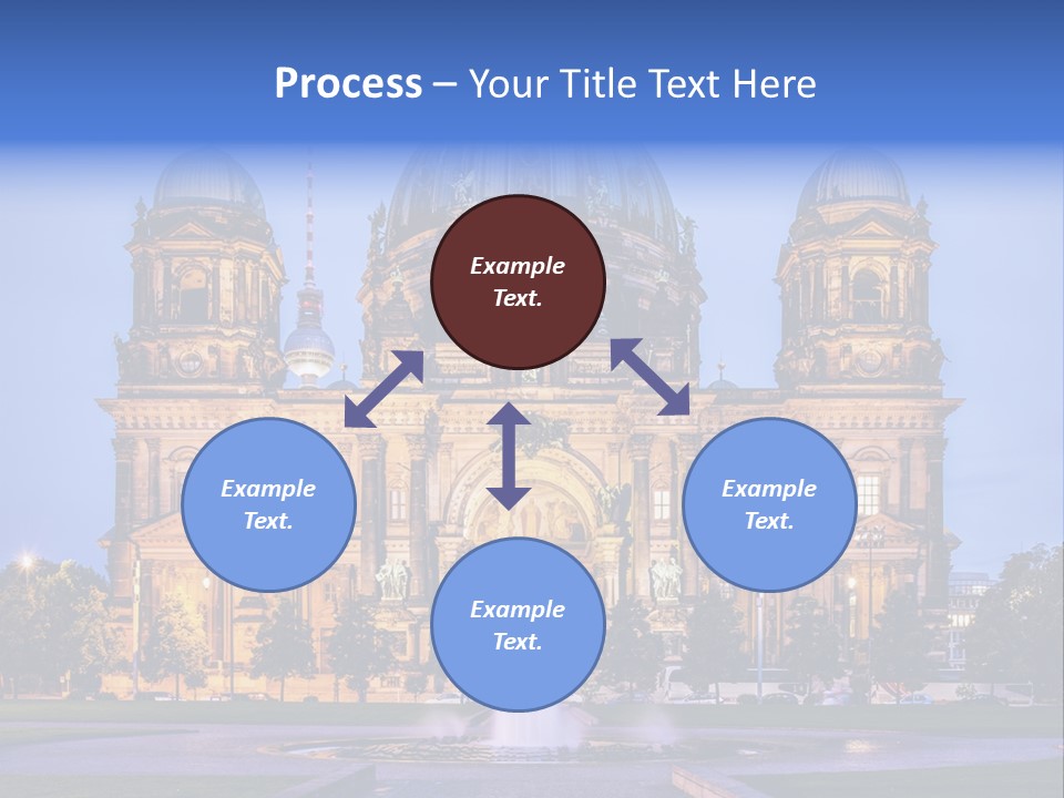 Tv Tower East Berlin Berliner Dom PowerPoint Template