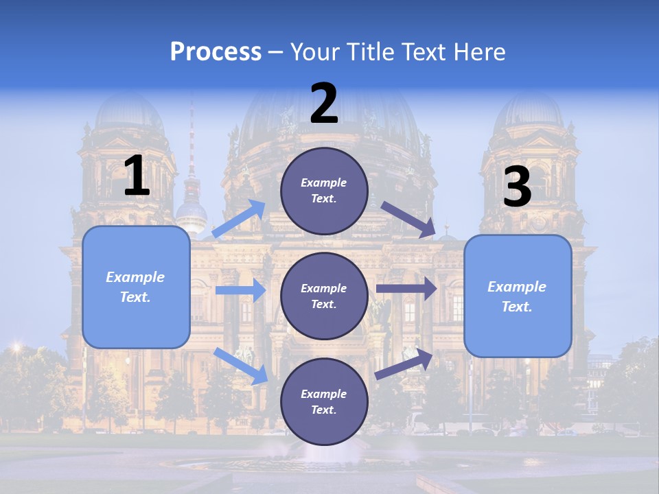 Tv Tower East Berlin Berliner Dom PowerPoint Template