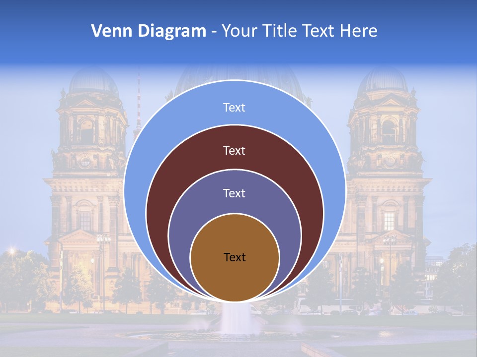 Tv Tower East Berlin Berliner Dom PowerPoint Template
