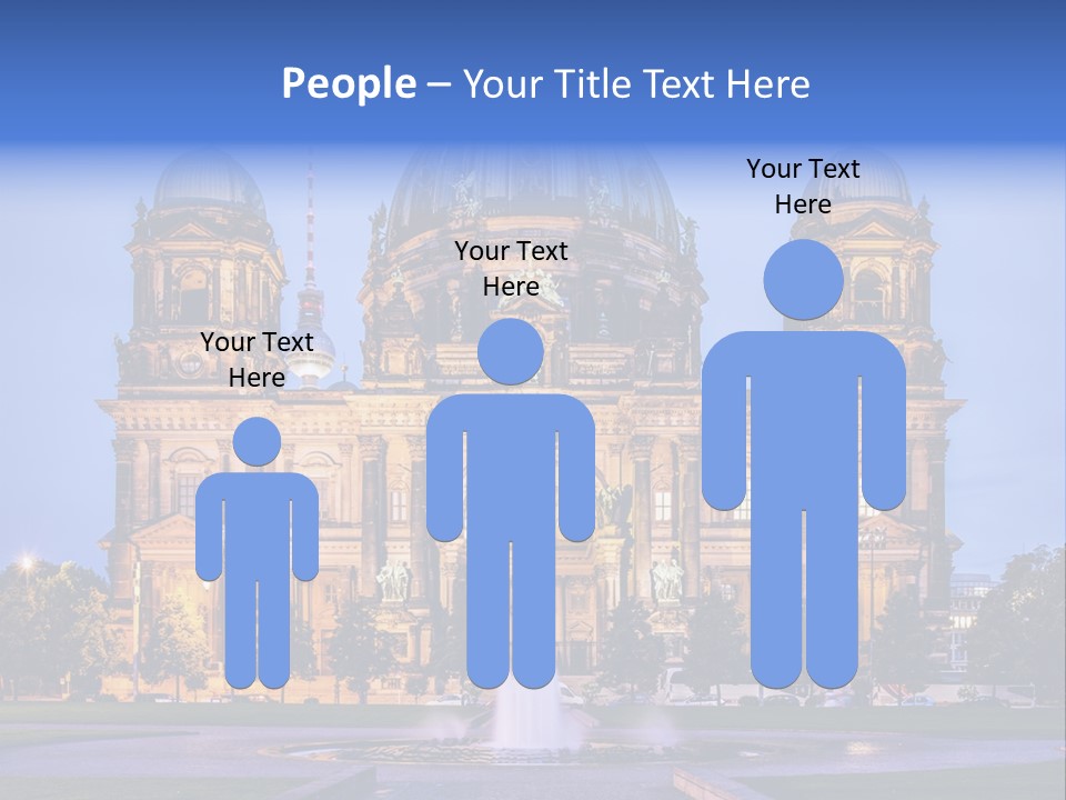 Tv Tower East Berlin Berliner Dom PowerPoint Template