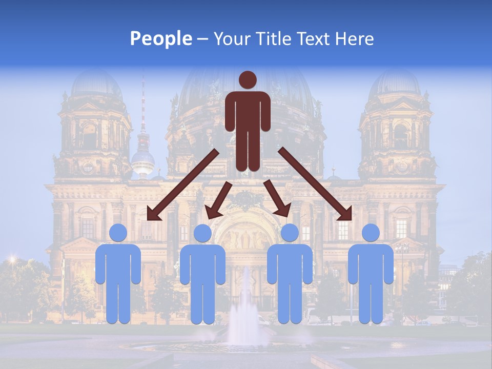 Tv Tower East Berlin Berliner Dom PowerPoint Template