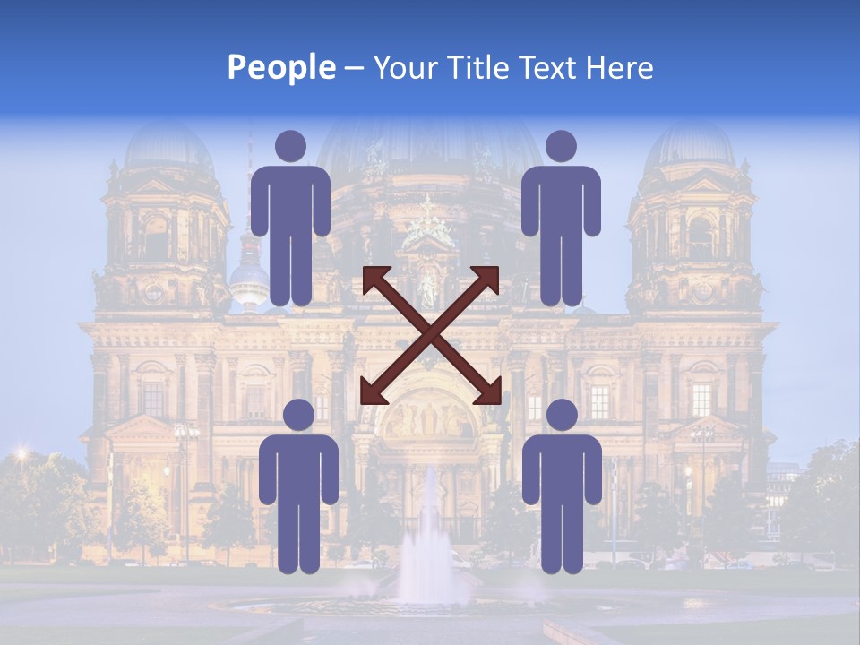 Tv Tower East Berlin Berliner Dom PowerPoint Template