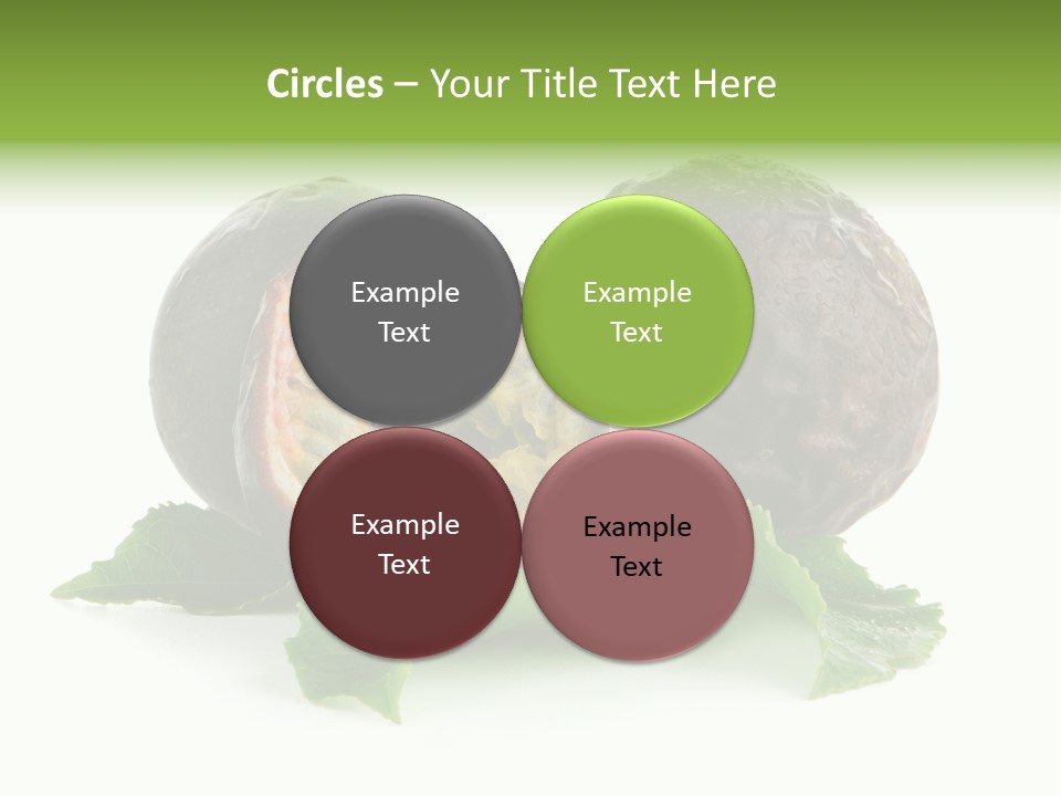 Healthy Purple Isolated PowerPoint Template