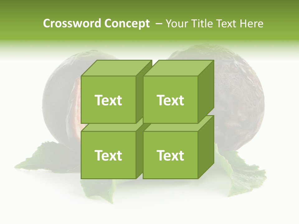 Healthy Purple Isolated PowerPoint Template