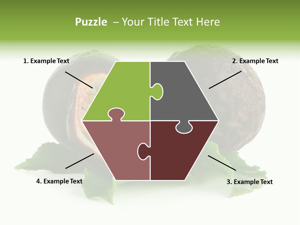 Healthy Purple Isolated PowerPoint Template