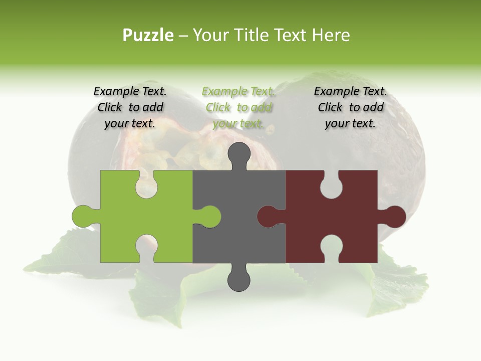 Healthy Purple Isolated PowerPoint Template