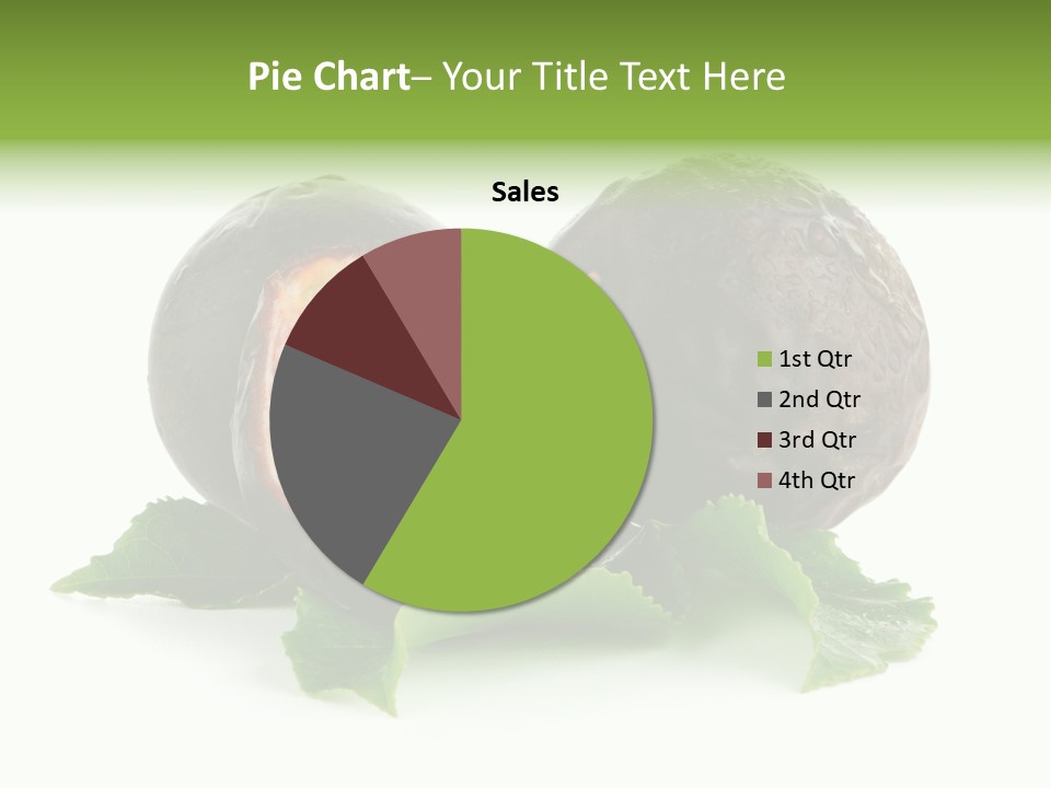 Healthy Purple Isolated PowerPoint Template