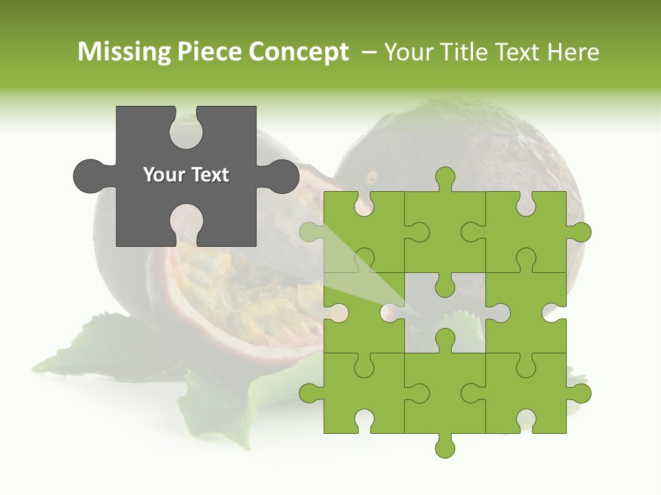 Healthy Purple Isolated PowerPoint Template