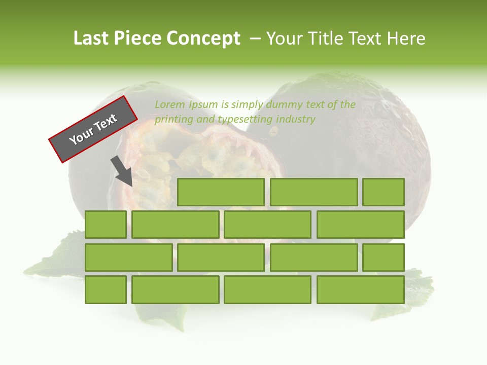 Healthy Purple Isolated PowerPoint Template