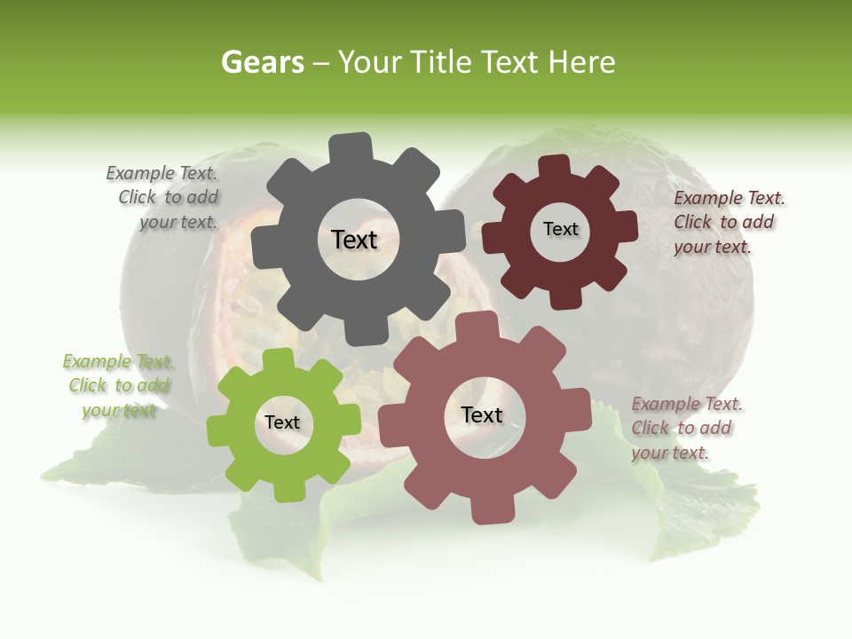 Healthy Purple Isolated PowerPoint Template