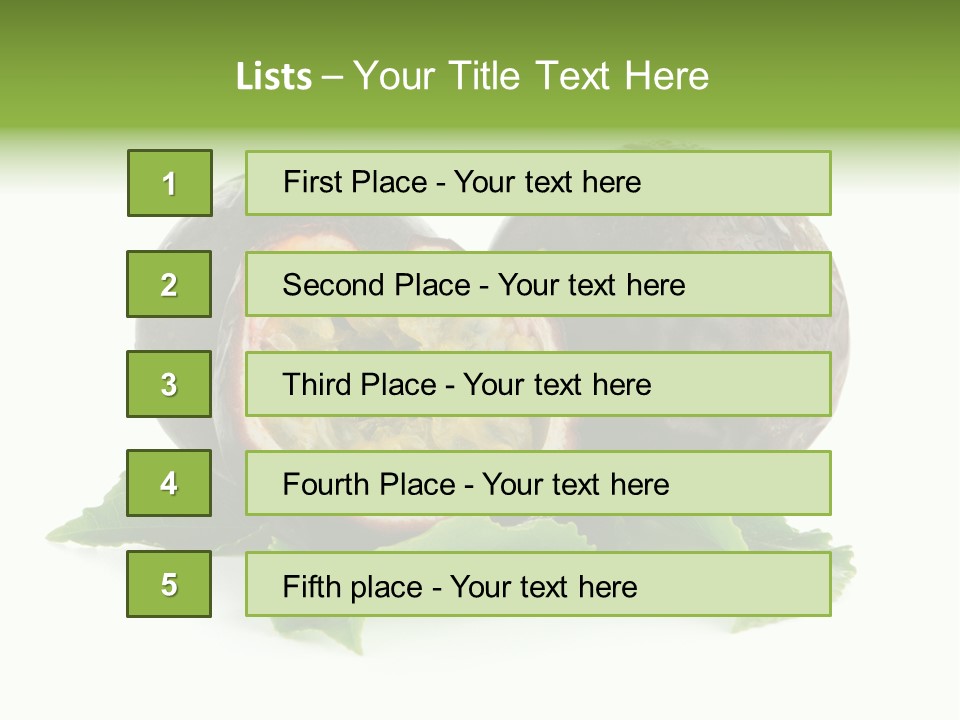 Healthy Purple Isolated PowerPoint Template