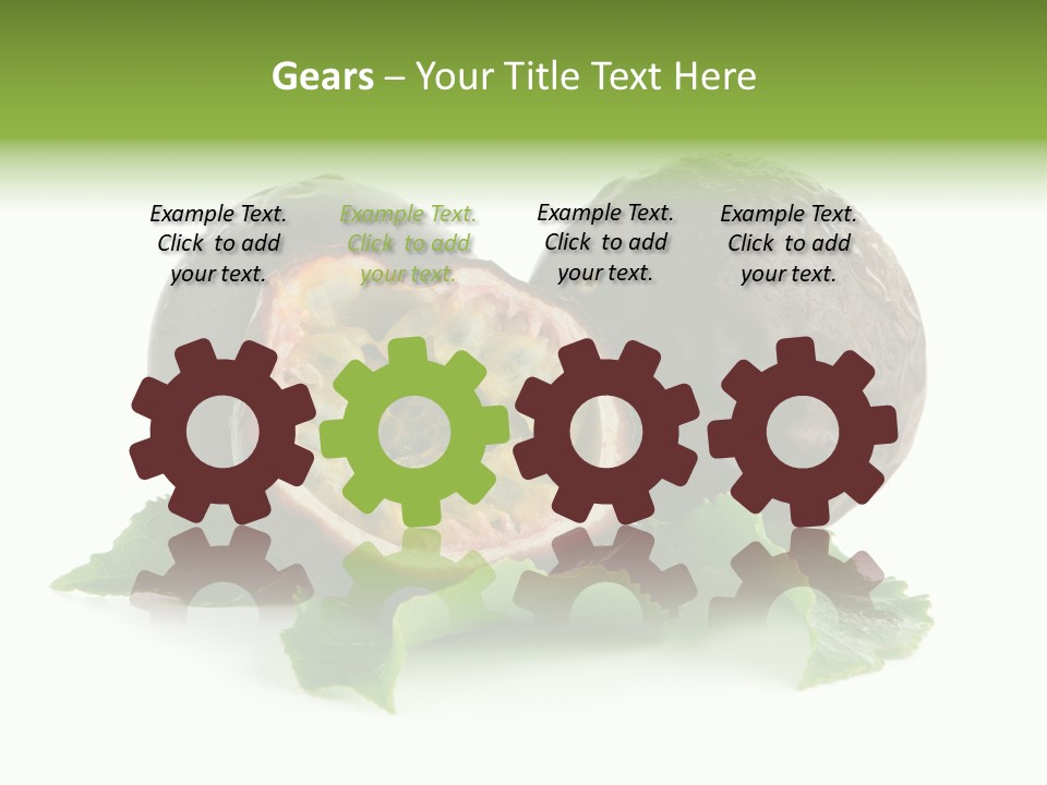 Healthy Purple Isolated PowerPoint Template