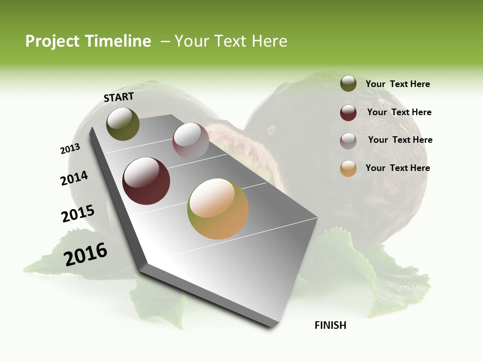 Healthy Purple Isolated PowerPoint Template