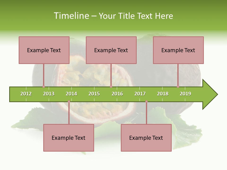 Healthy Purple Isolated PowerPoint Template