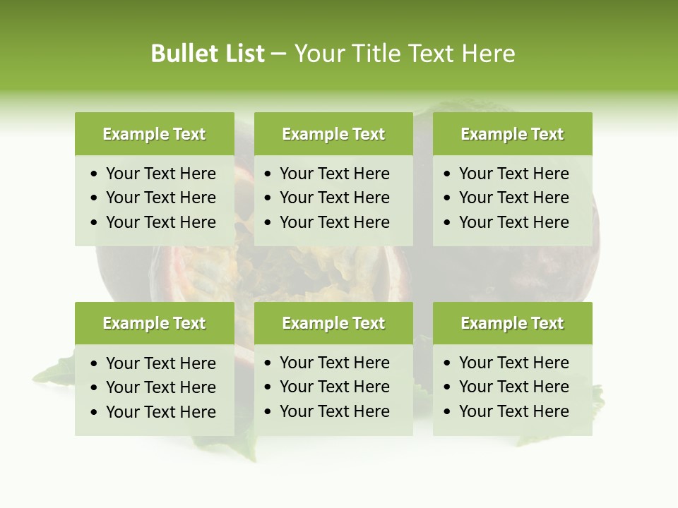 Healthy Purple Isolated PowerPoint Template