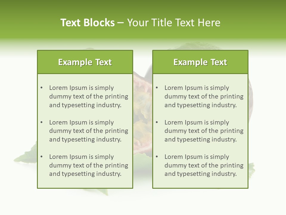 Healthy Purple Isolated PowerPoint Template
