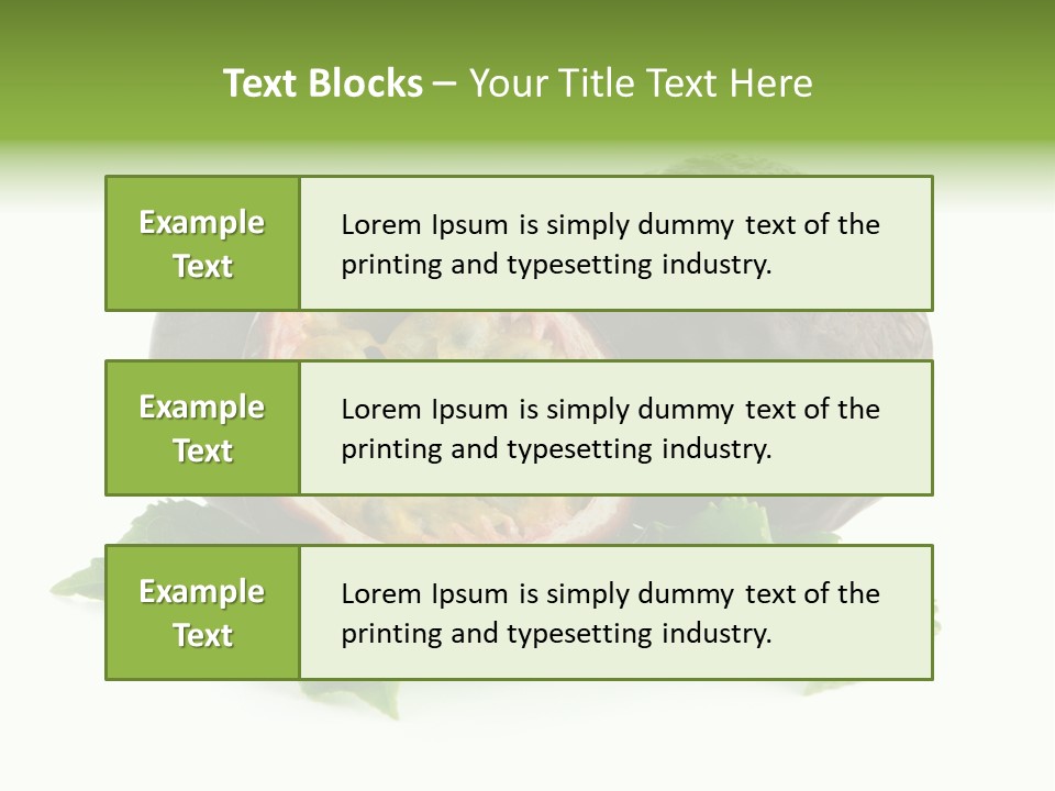 Healthy Purple Isolated PowerPoint Template