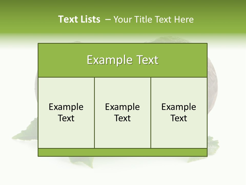 Healthy Purple Isolated PowerPoint Template