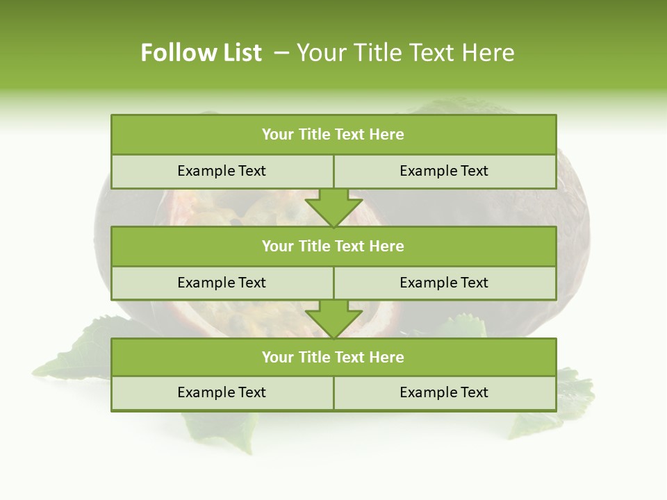 Healthy Purple Isolated PowerPoint Template