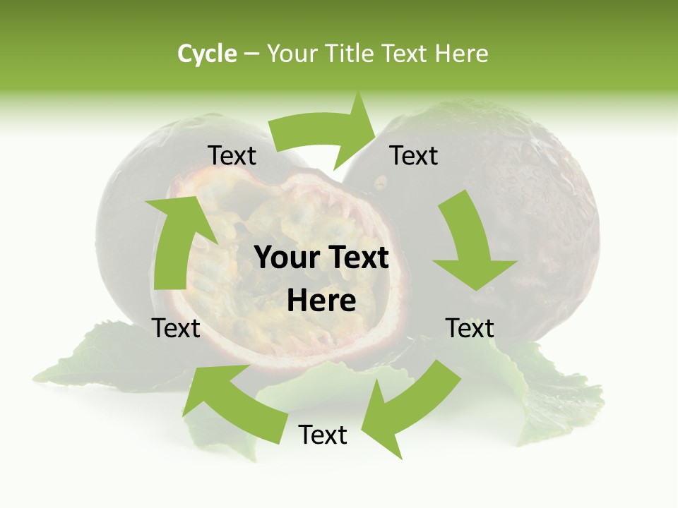 Healthy Purple Isolated PowerPoint Template