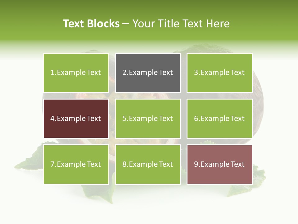 Healthy Purple Isolated PowerPoint Template