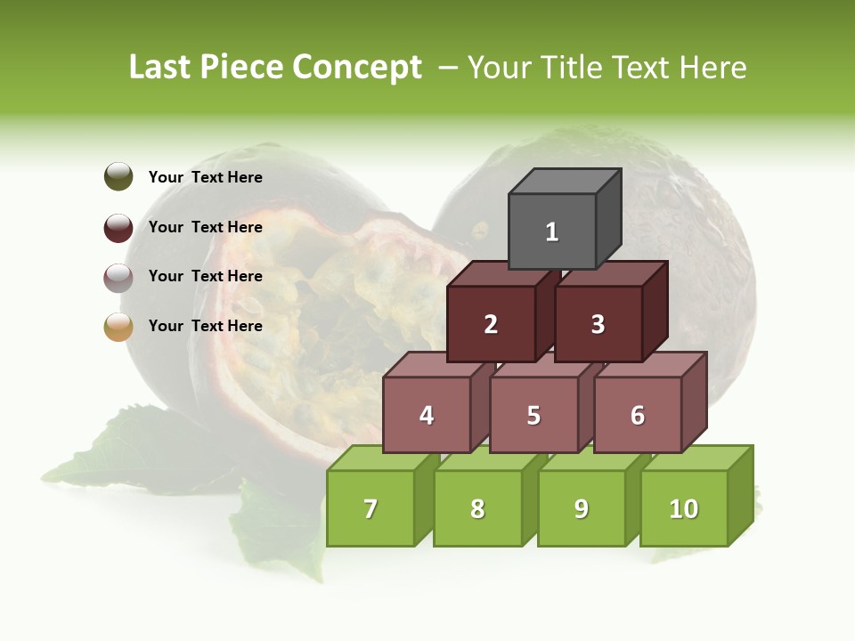 Healthy Purple Isolated PowerPoint Template