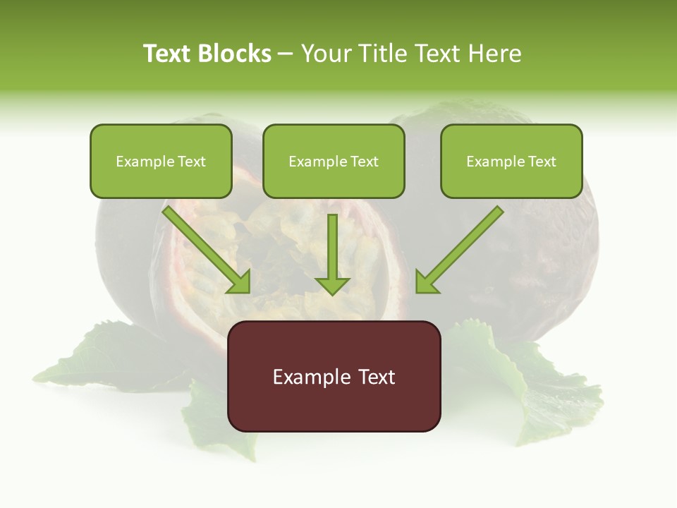 Healthy Purple Isolated PowerPoint Template
