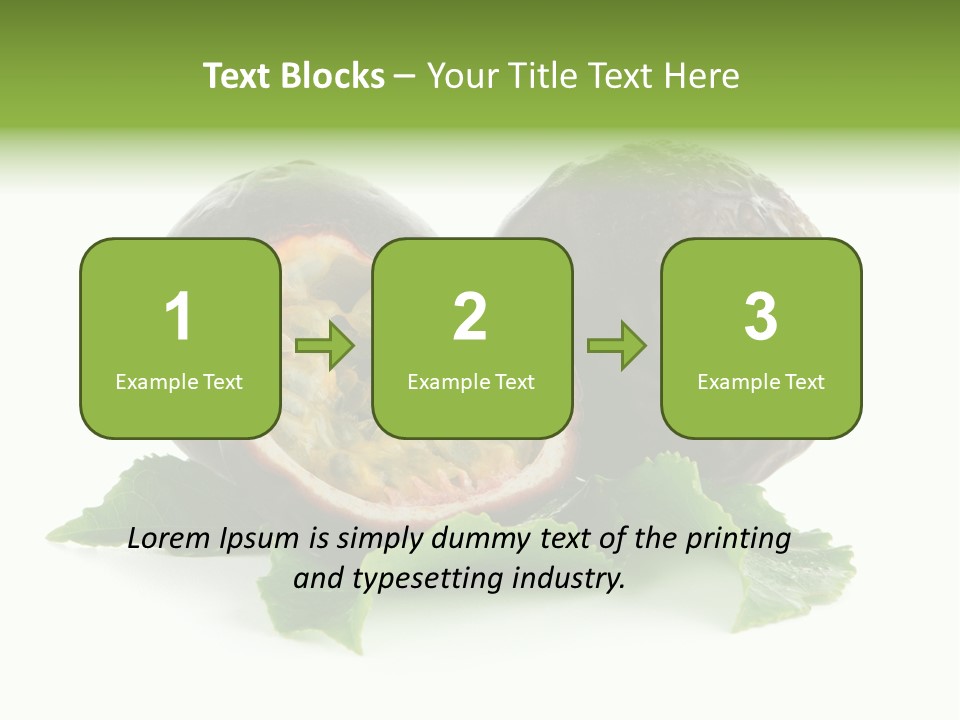 Healthy Purple Isolated PowerPoint Template