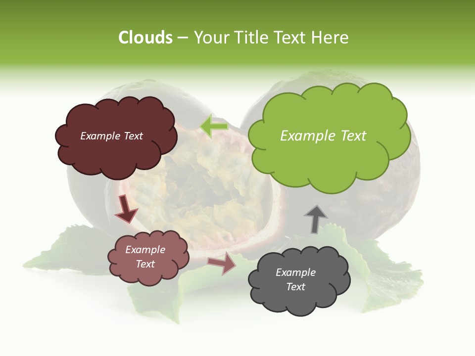 Healthy Purple Isolated PowerPoint Template