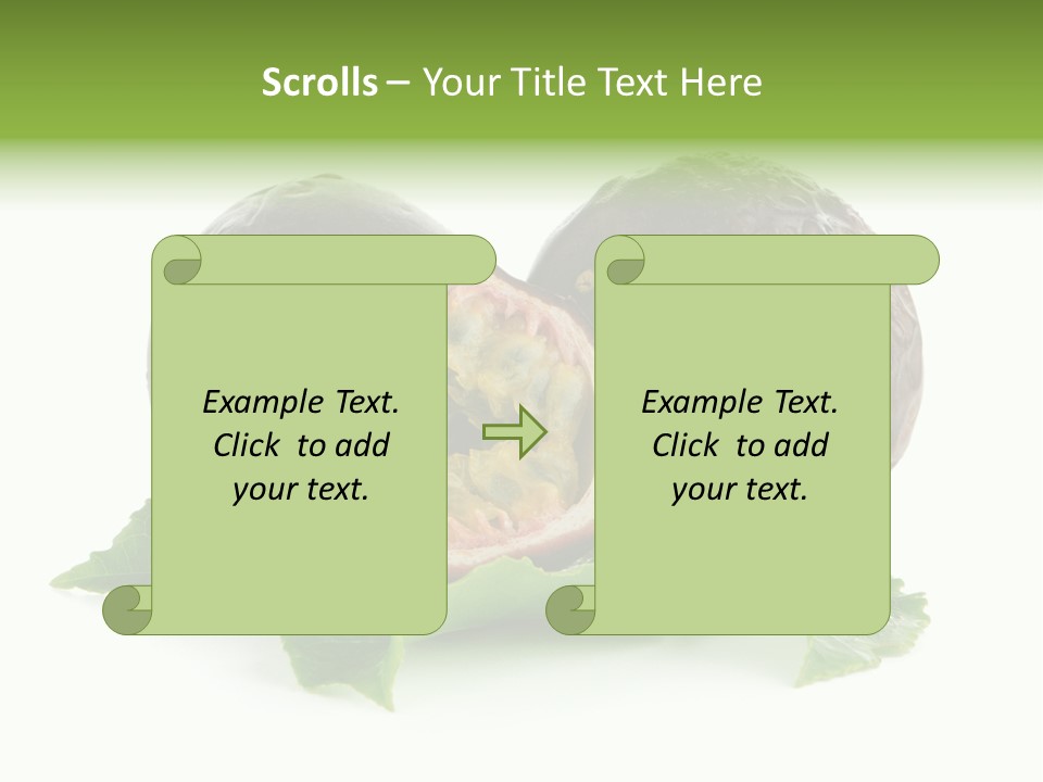 Healthy Purple Isolated PowerPoint Template