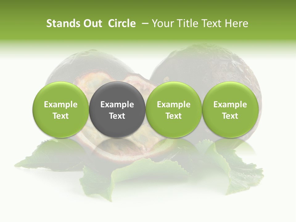 Healthy Purple Isolated PowerPoint Template