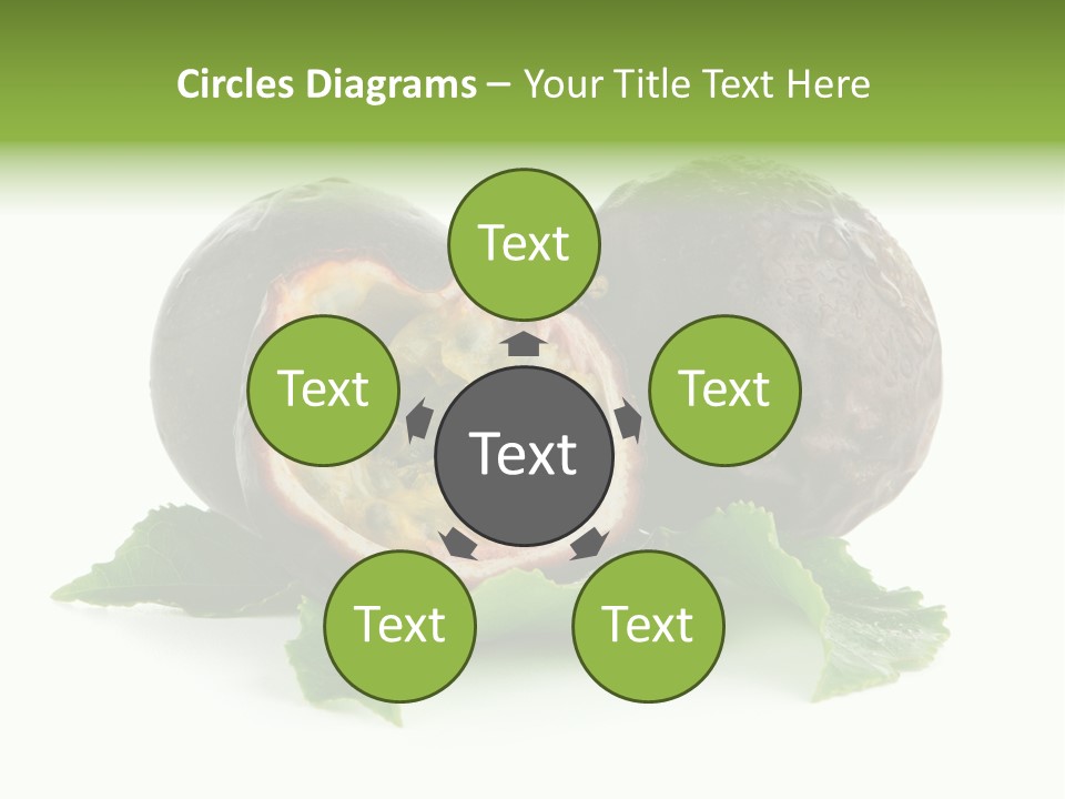 Healthy Purple Isolated PowerPoint Template