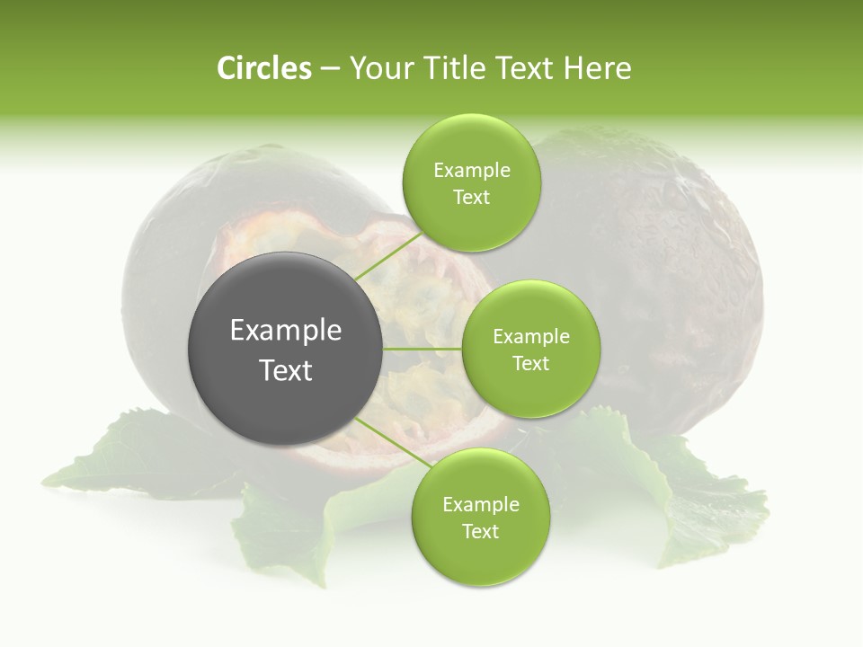 Healthy Purple Isolated PowerPoint Template