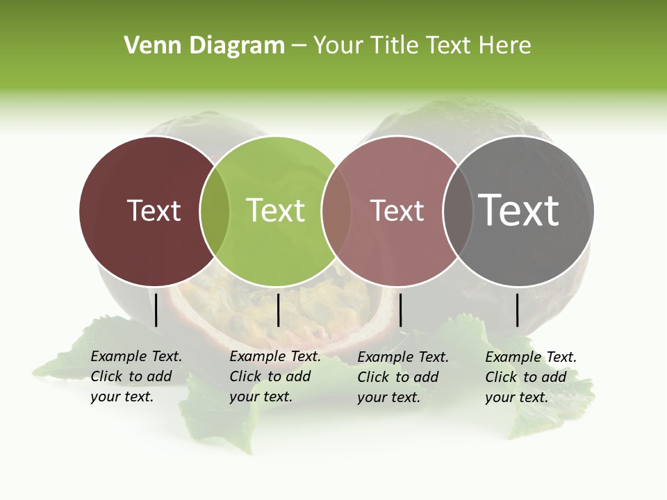 Healthy Purple Isolated PowerPoint Template