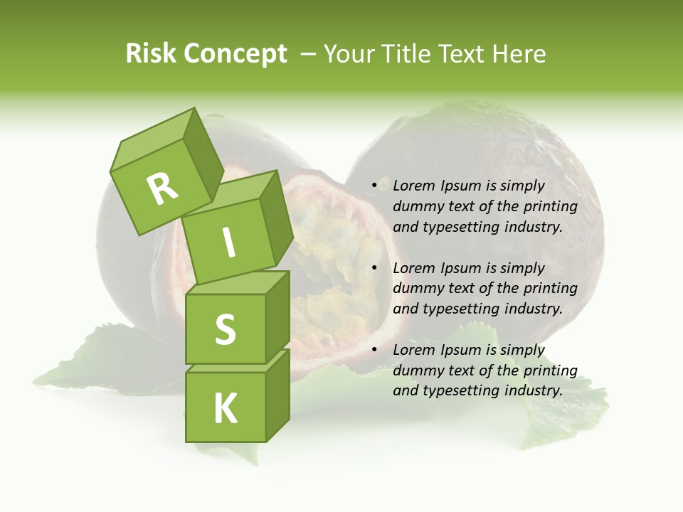 Healthy Purple Isolated PowerPoint Template