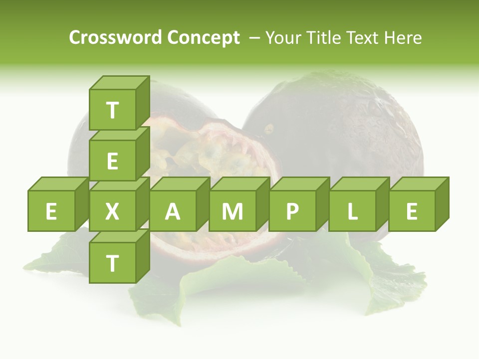 Healthy Purple Isolated PowerPoint Template