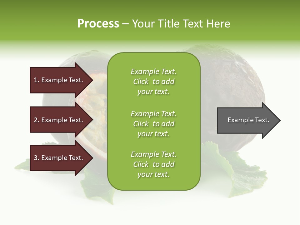 Healthy Purple Isolated PowerPoint Template