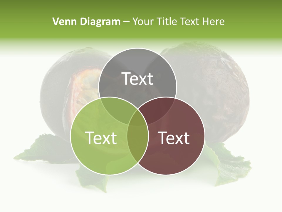 Healthy Purple Isolated PowerPoint Template