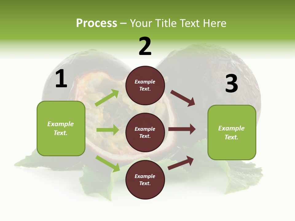 Healthy Purple Isolated PowerPoint Template