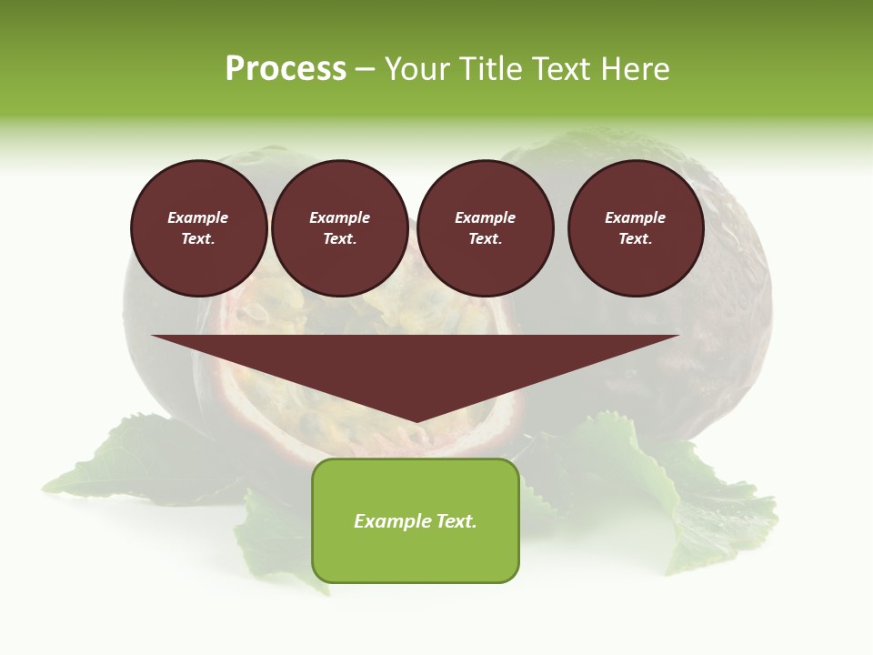 Healthy Purple Isolated PowerPoint Template