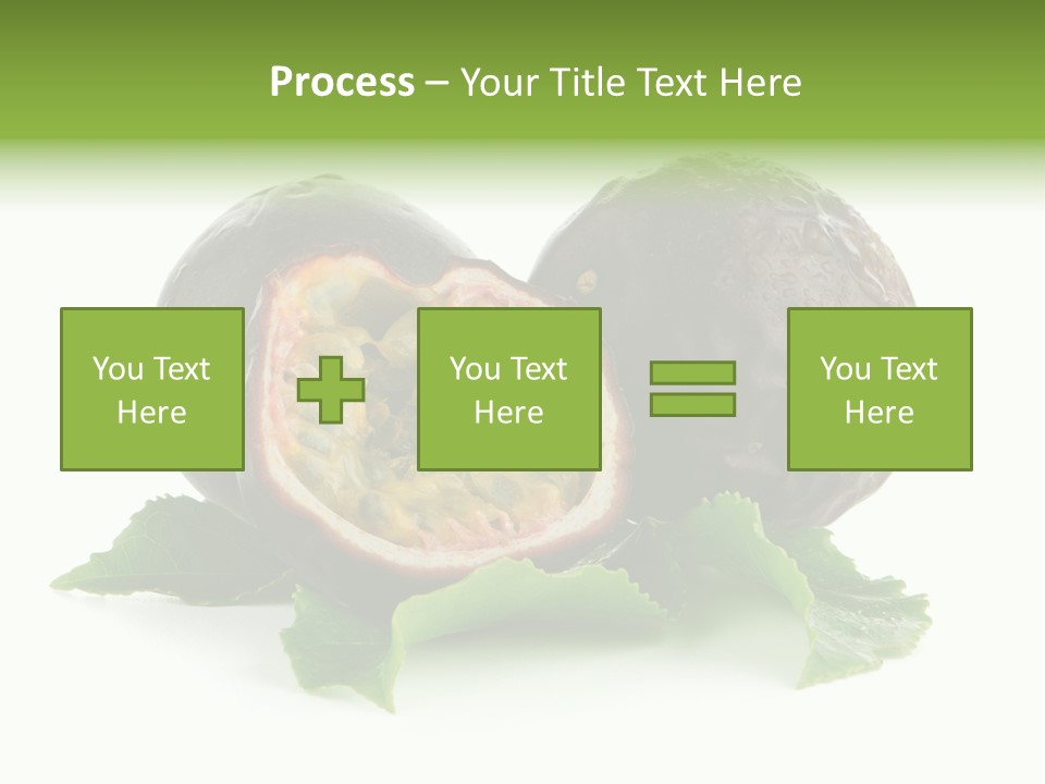 Healthy Purple Isolated PowerPoint Template