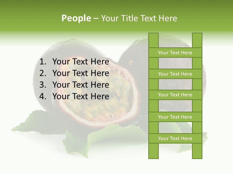 Healthy Purple Isolated PowerPoint Template