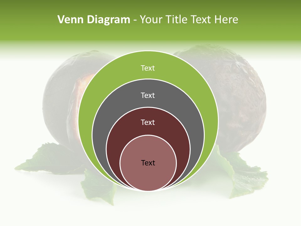 Healthy Purple Isolated PowerPoint Template