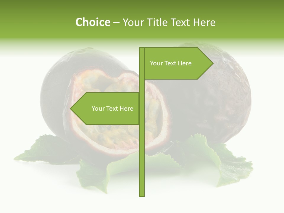 Healthy Purple Isolated PowerPoint Template