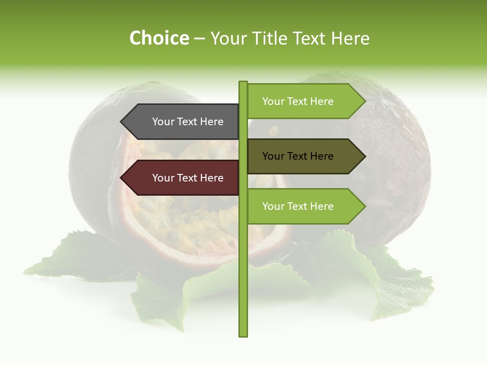 Healthy Purple Isolated PowerPoint Template