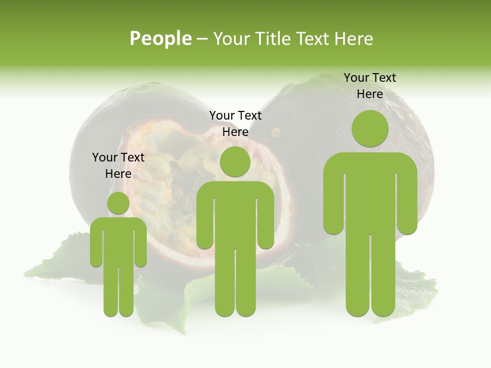 Healthy Purple Isolated PowerPoint Template